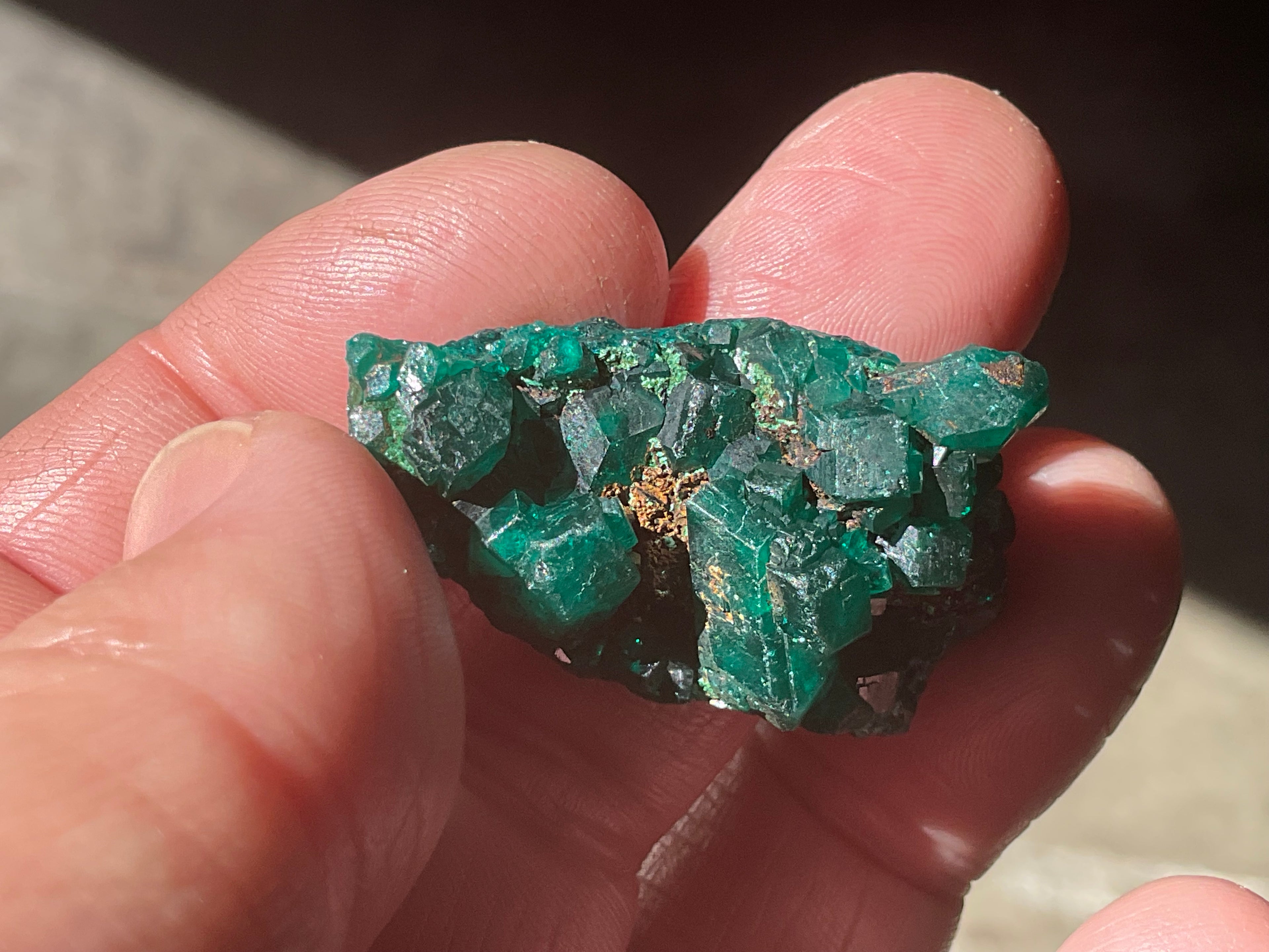 10g Congolese Dioptase Specimen 7A