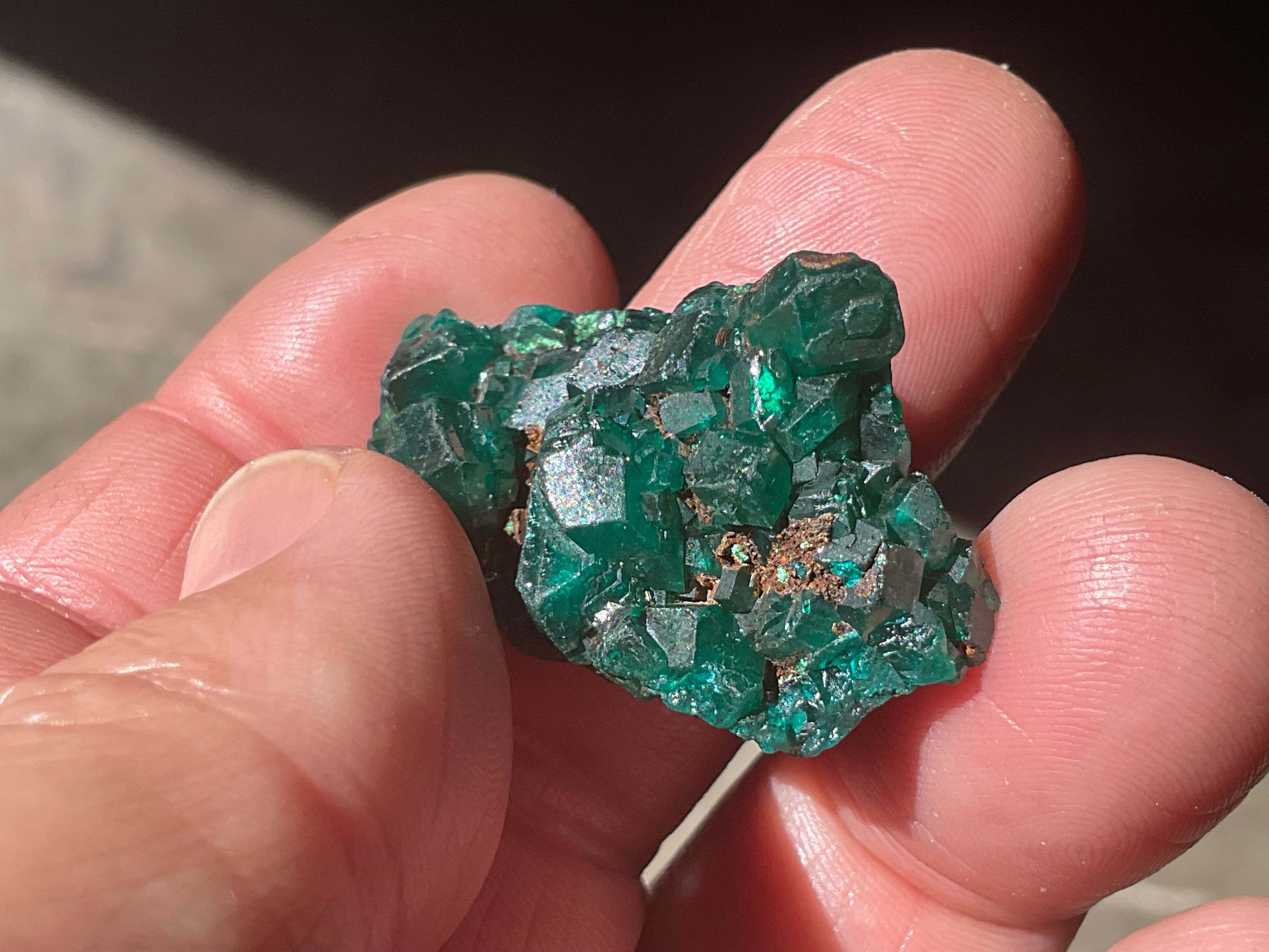 10g Congolese Dioptase Specimen 7A