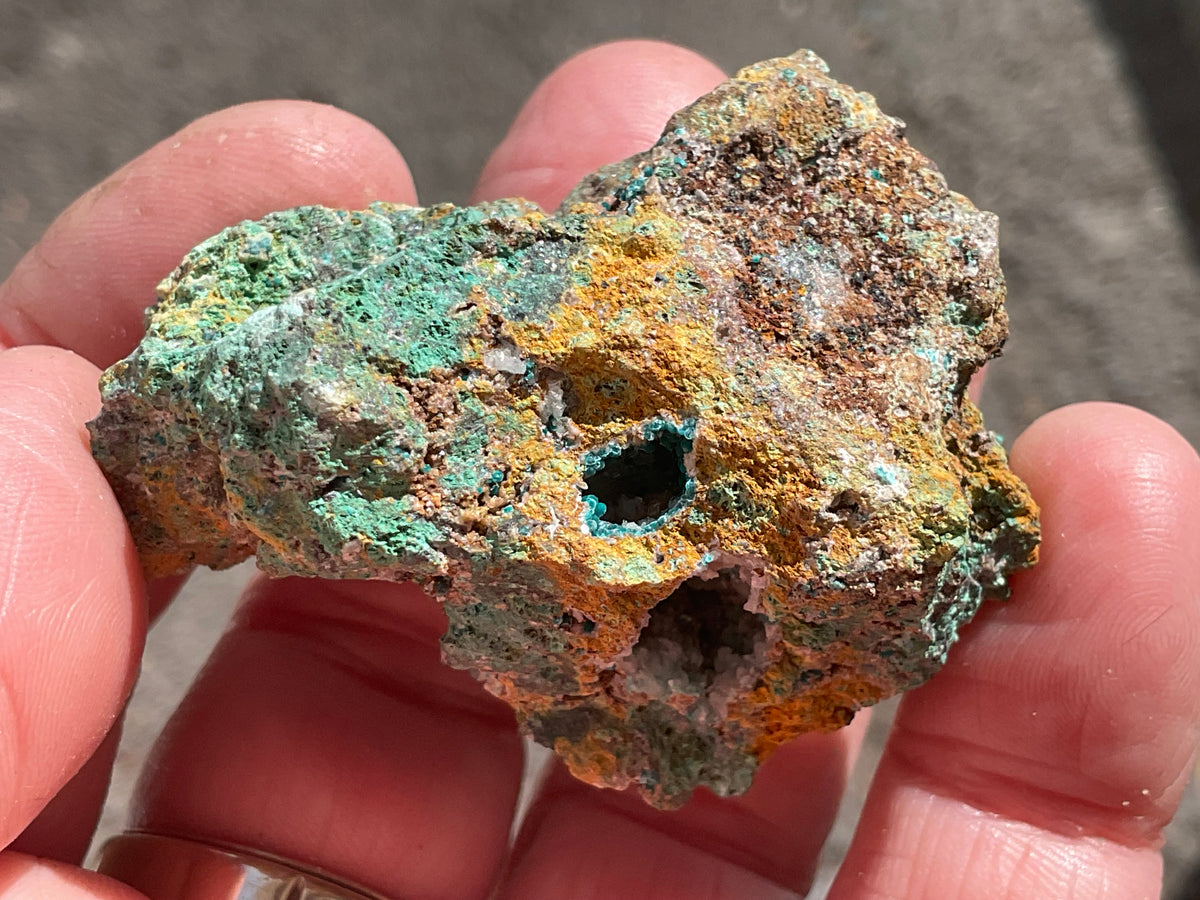 82g Hemimorphite with Rosasite from The Jervois Mine, Northern Territory, Australia