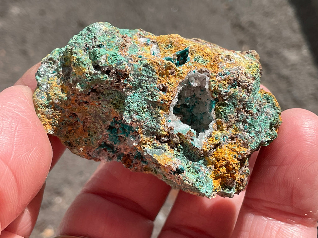 82g Hemimorphite with Rosasite from The Jervois Mine, Northern Territory, Australia