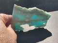 120g Blue Aragonite/Caribbean Blue Calcite Slab