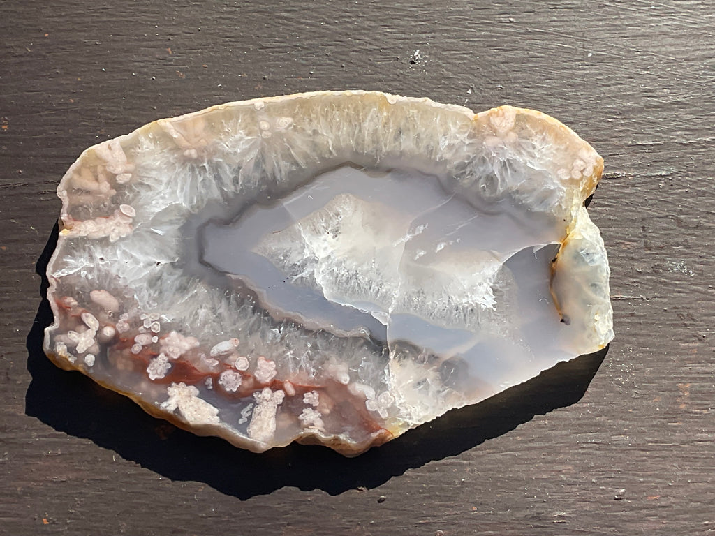 81g Flower Agate Polished Slab 1B