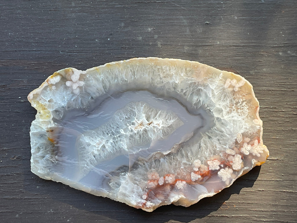 81g Flower Agate Polished Slab 1B