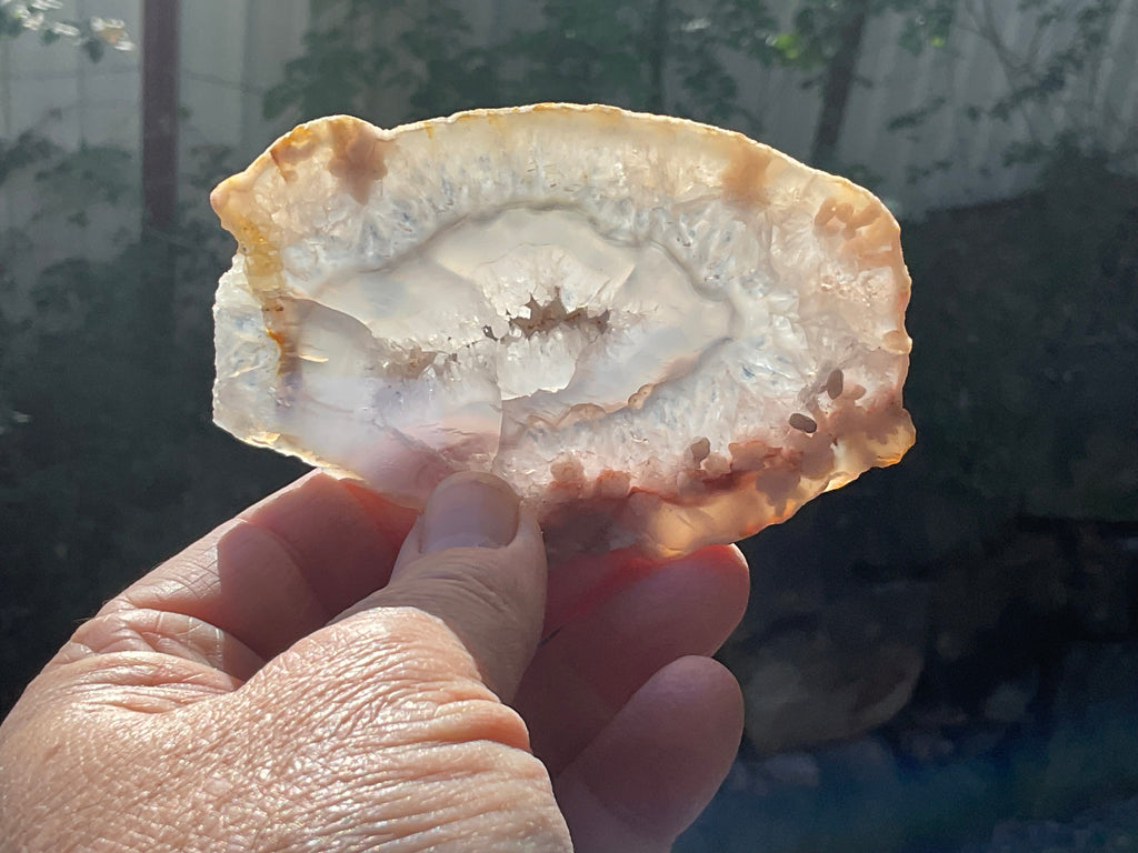 81g Flower Agate Polished Slab 1B
