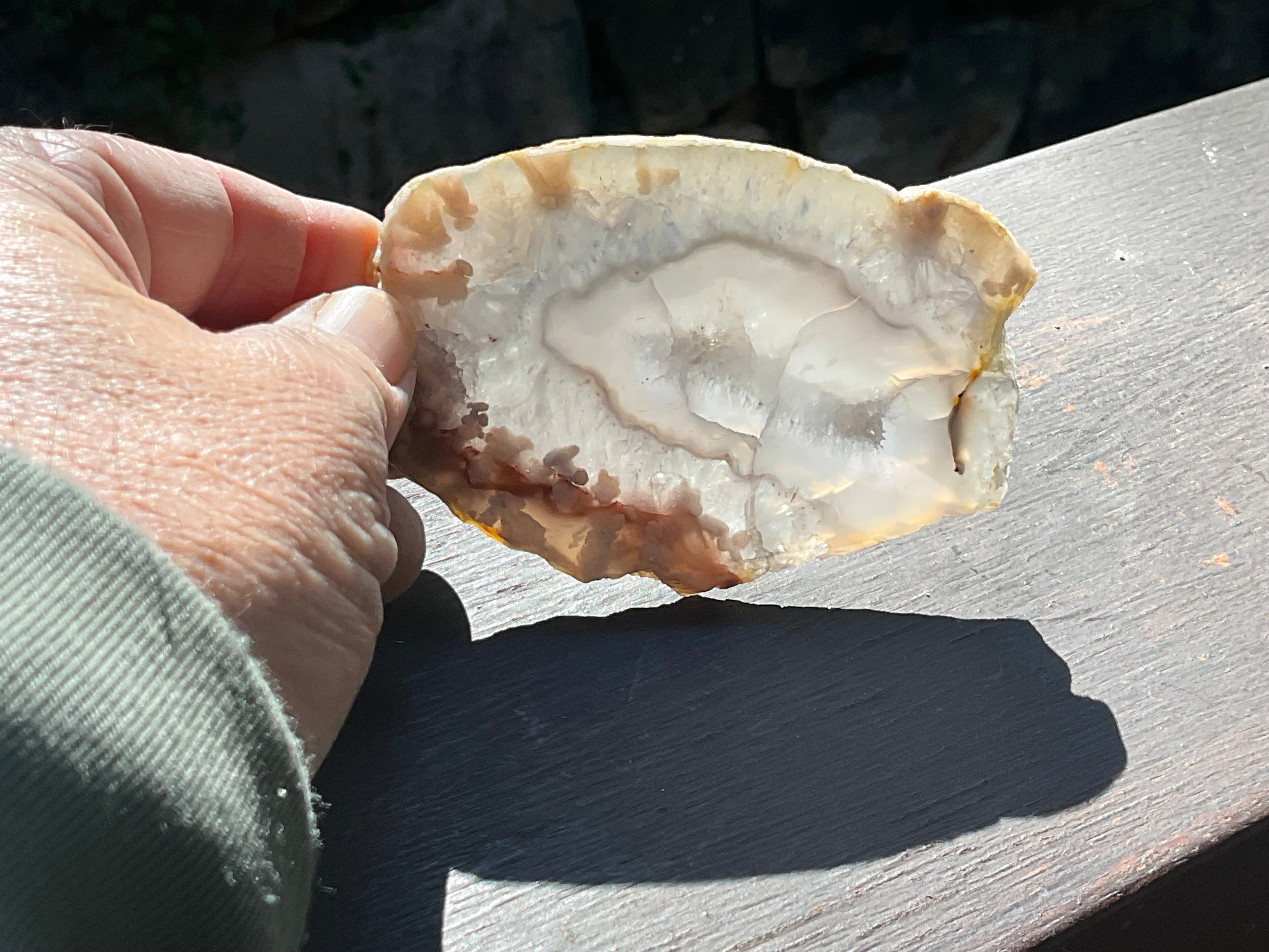 81g Flower Agate Polished Slab 1B