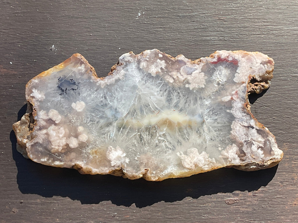 108g Flower Agate Polished Slab 1C