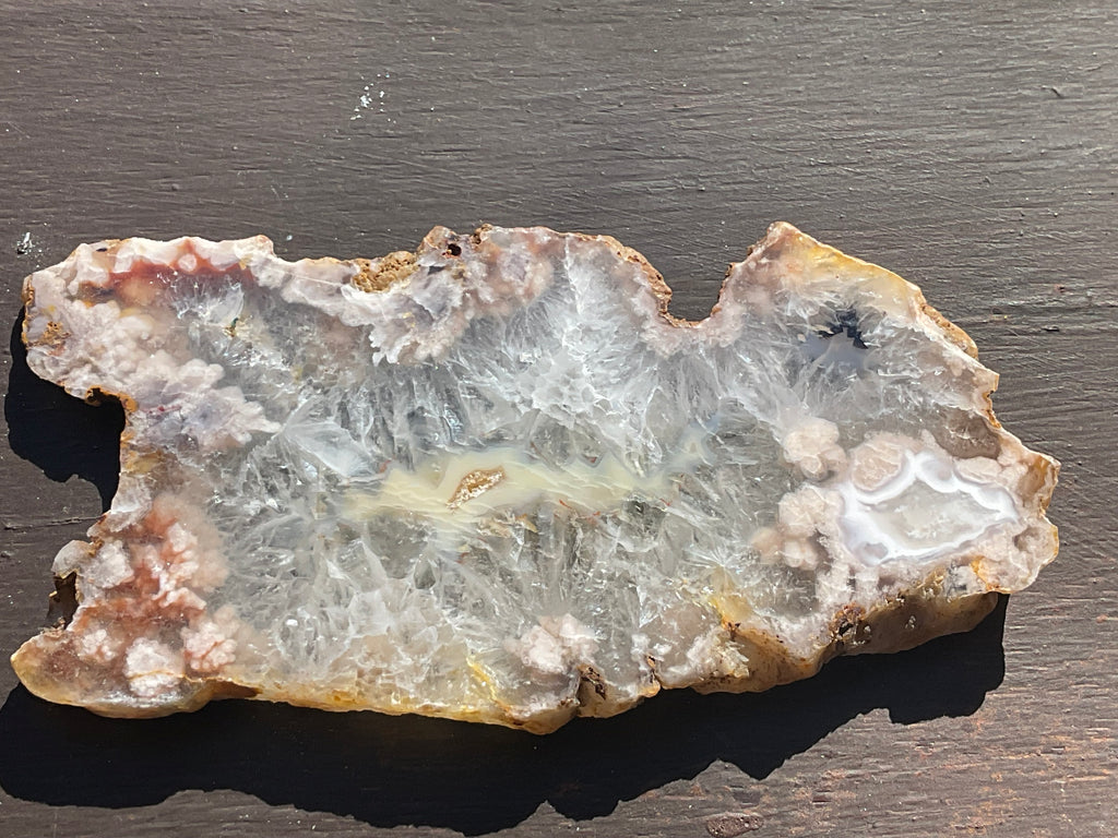 108g Flower Agate Polished Slab 1C