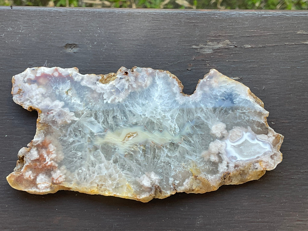 108g Flower Agate Polished Slab 1C