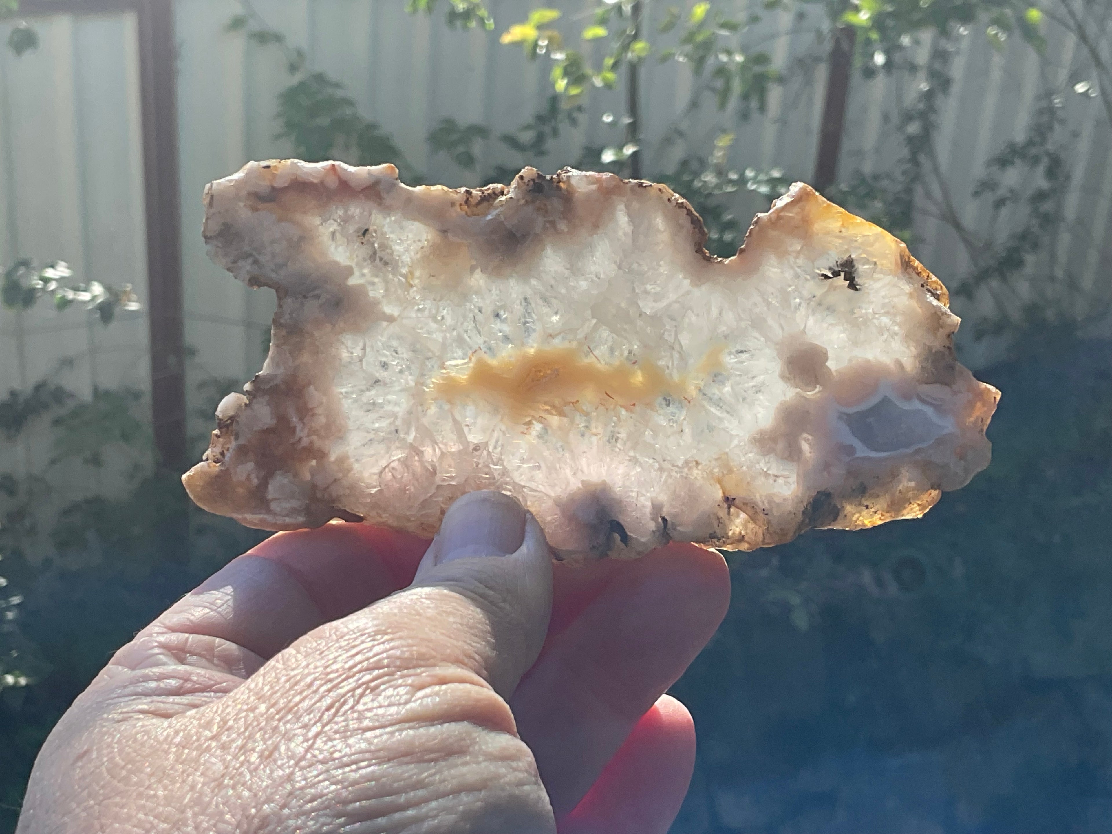 108g Flower Agate Polished Slab 1C