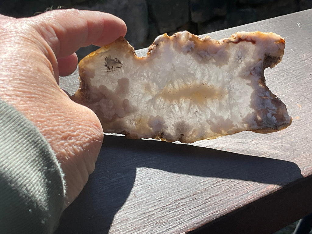 108g Flower Agate Polished Slab 1C