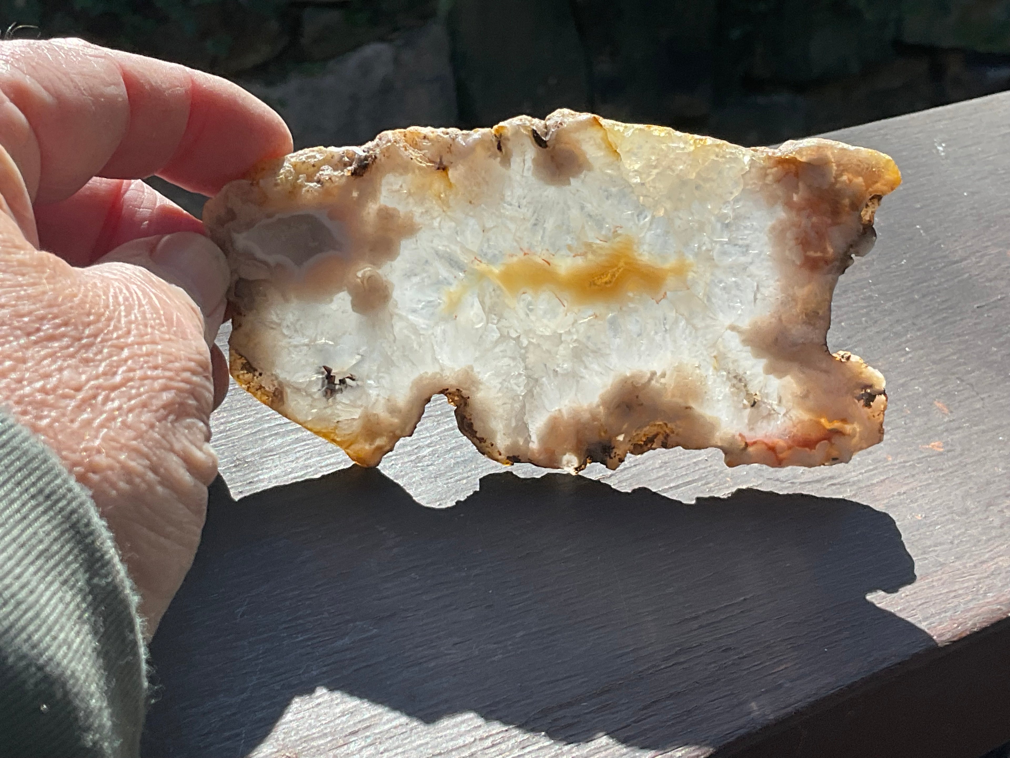 108g Flower Agate Polished Slab 1C
