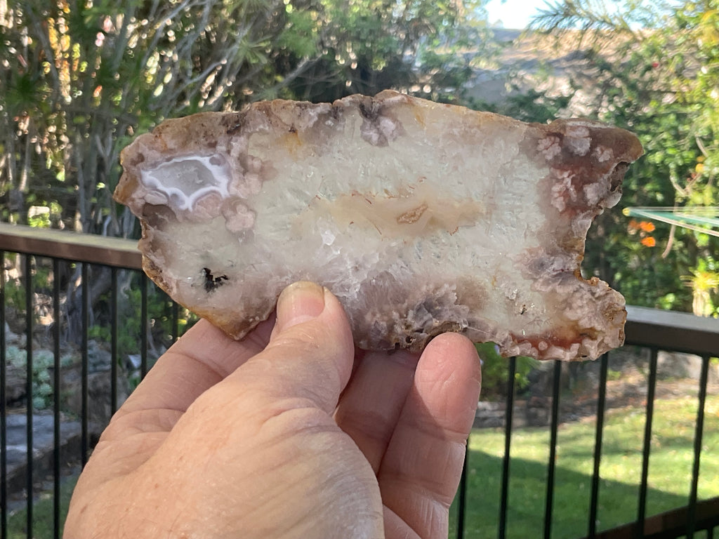 108g Flower Agate Polished Slab 1C