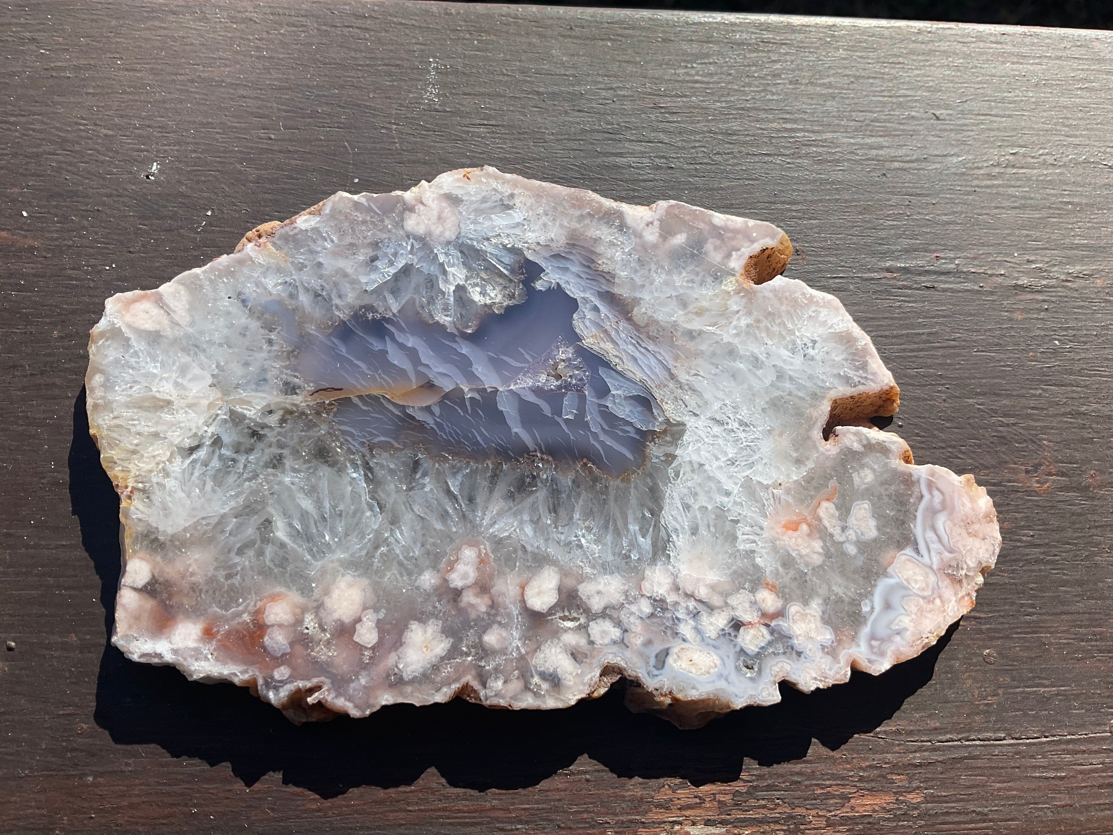 149g Flower Agate Polished Slab 2B