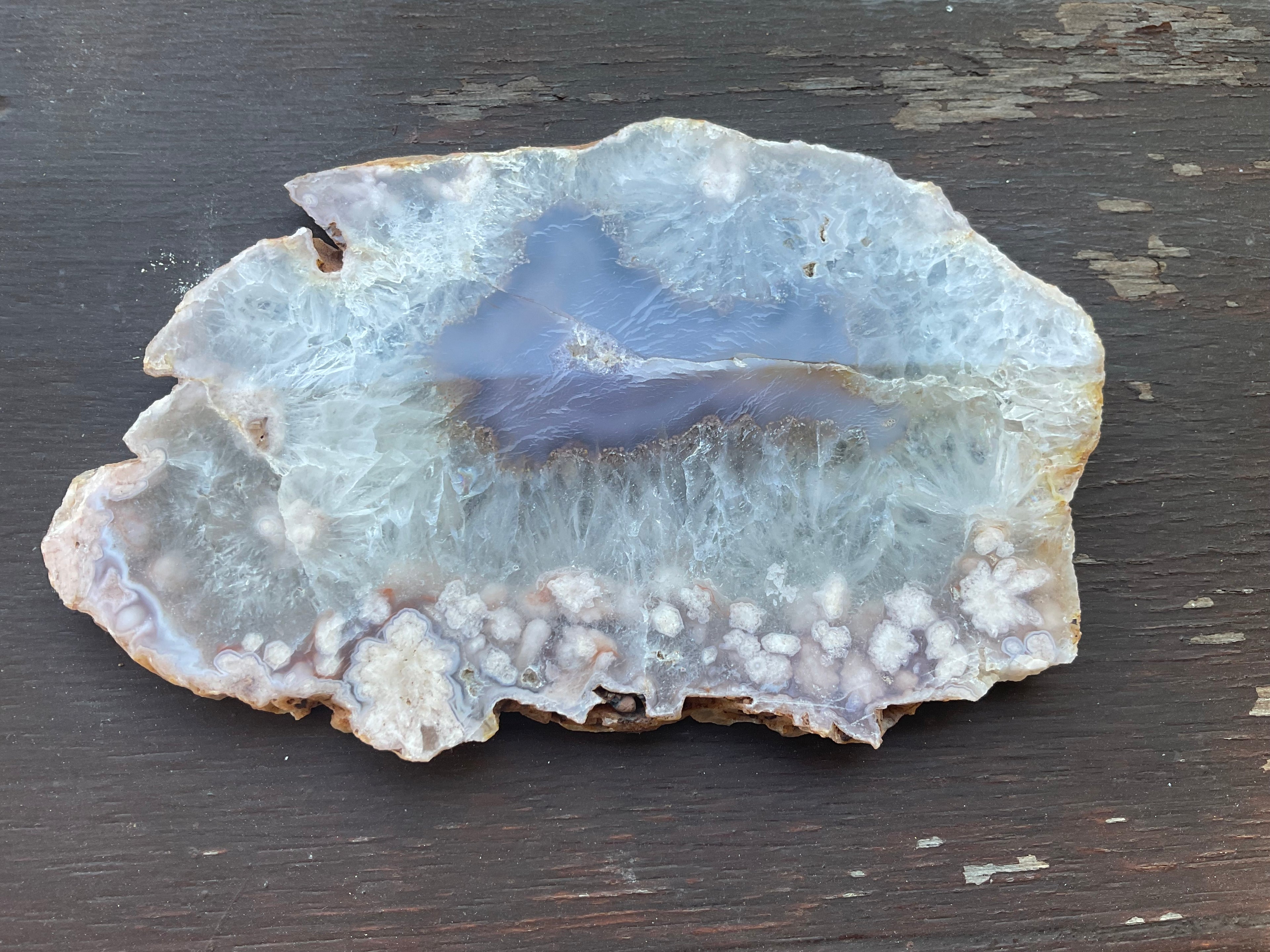 149g Flower Agate Polished Slab 2B