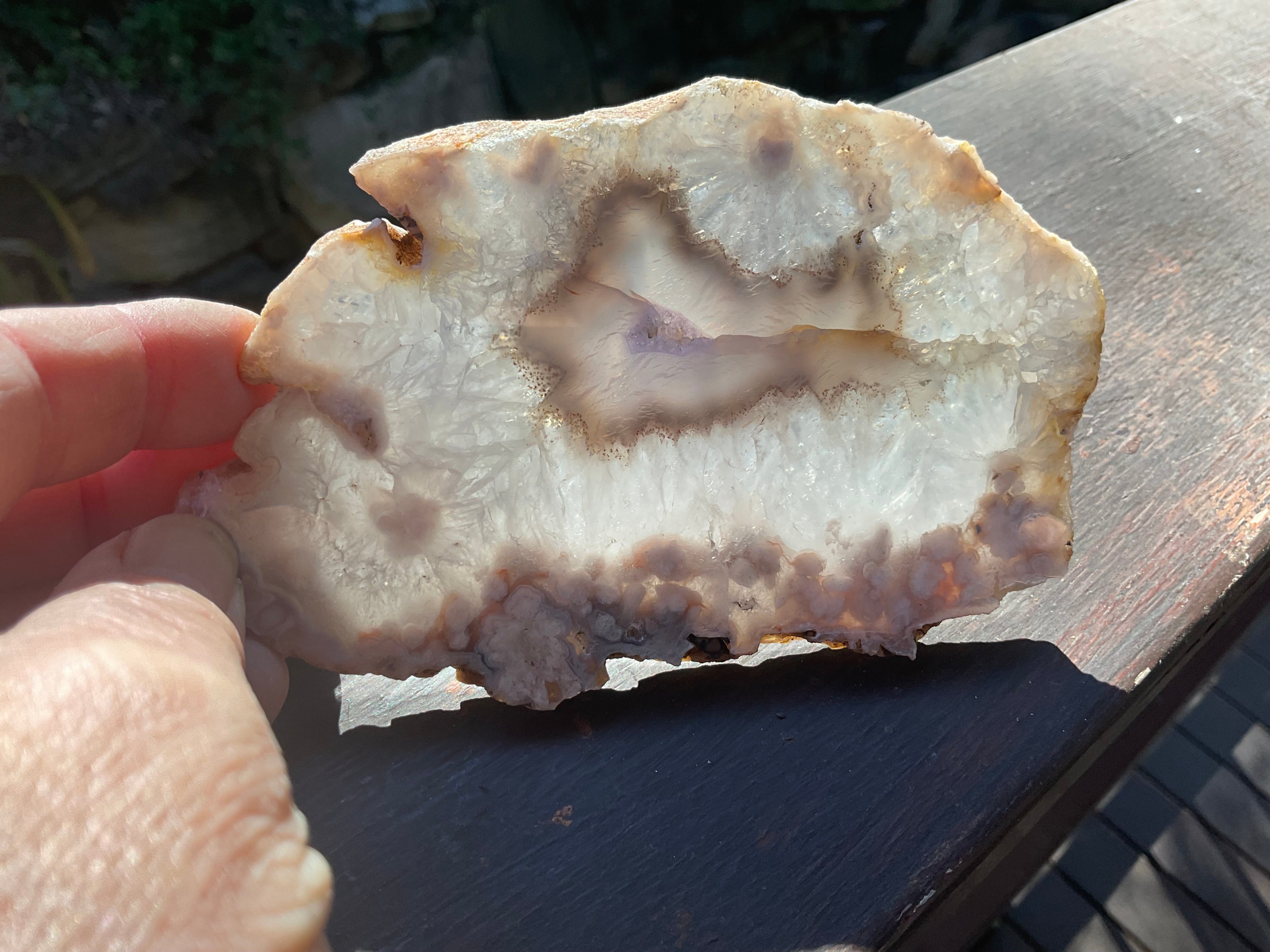 149g Flower Agate Polished Slab 2B