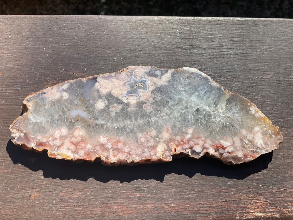 152g Flower Agate Polished Slab 3A