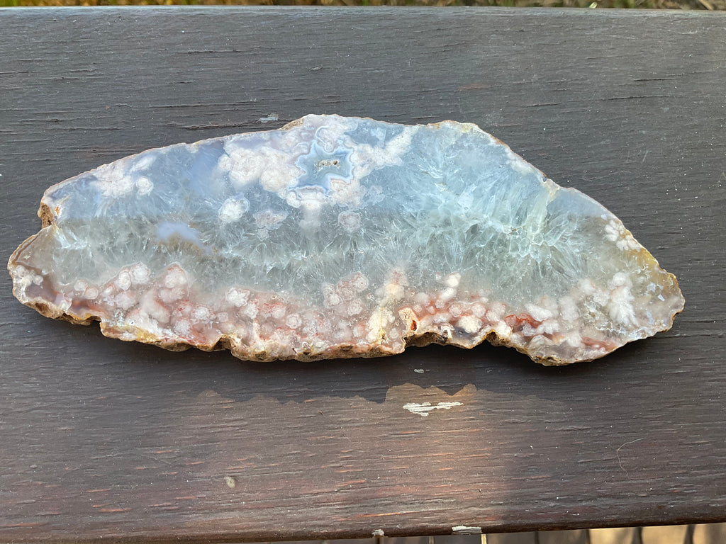 152g Flower Agate Polished Slab 3A