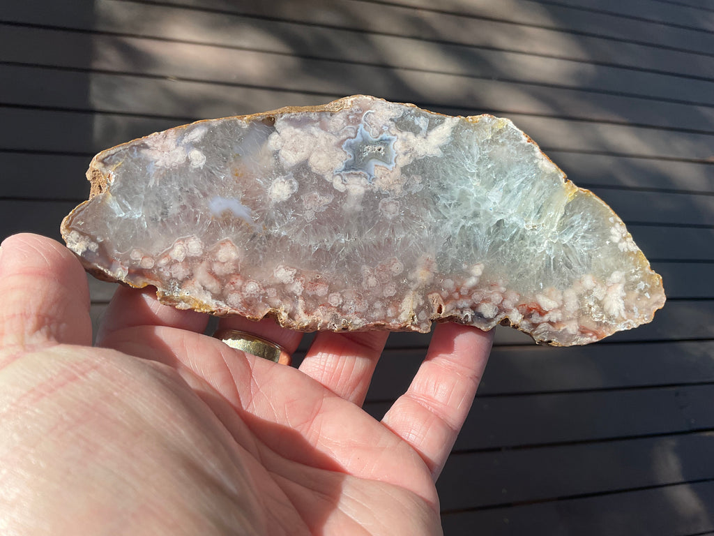 152g Flower Agate Polished Slab 3A