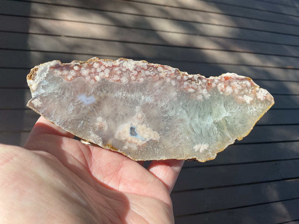 152g Flower Agate Polished Slab 3A