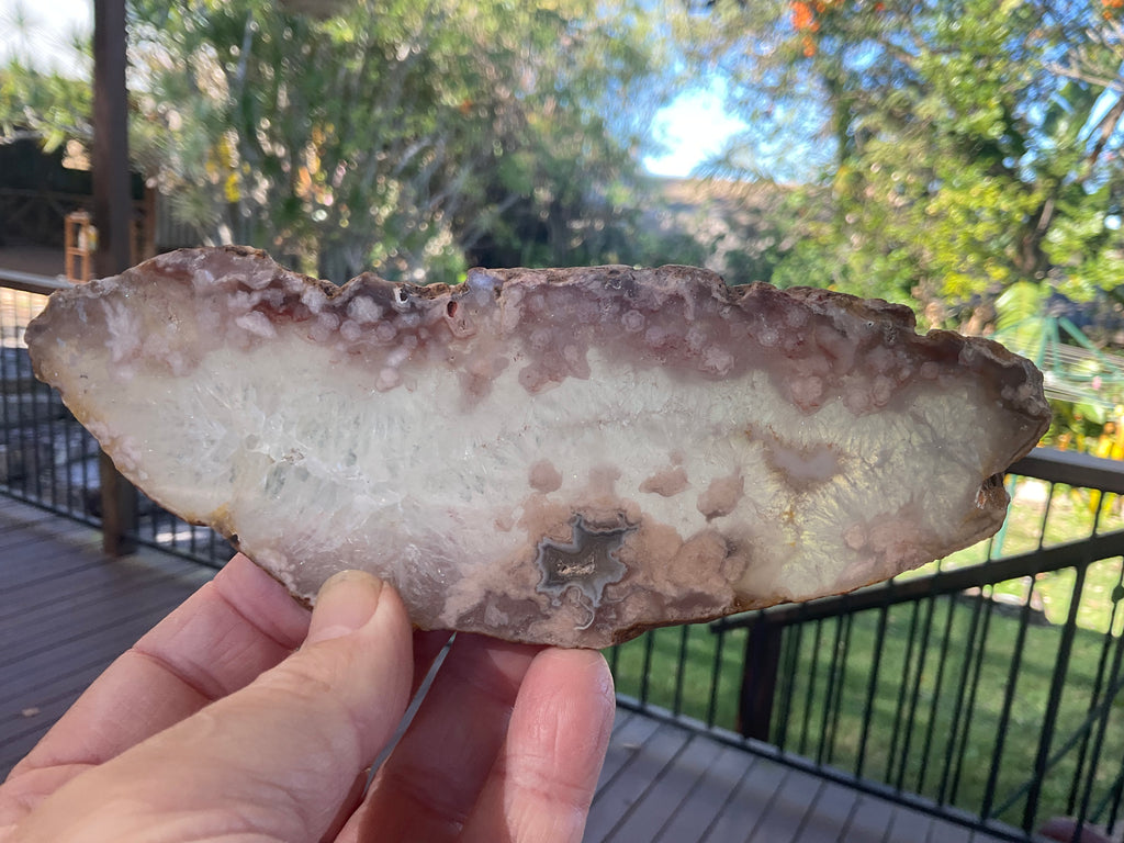 152g Flower Agate Polished Slab 3A