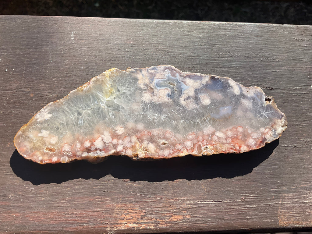 148g Flower Agate Polished Slab 3B