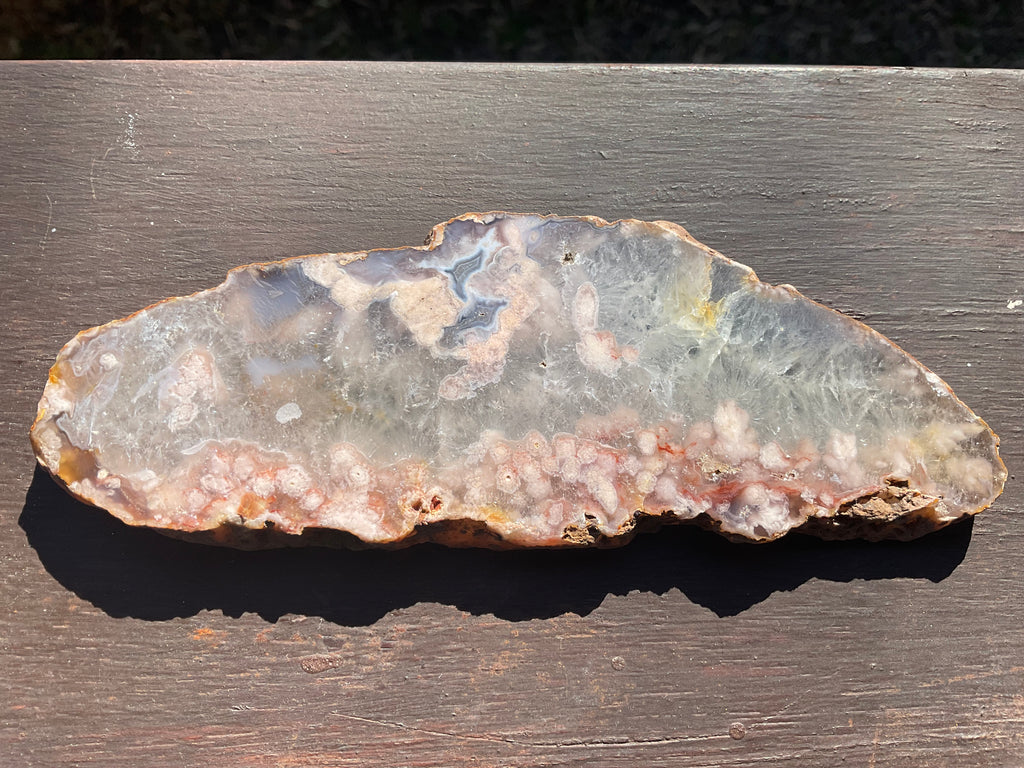 148g Flower Agate Polished Slab 3B