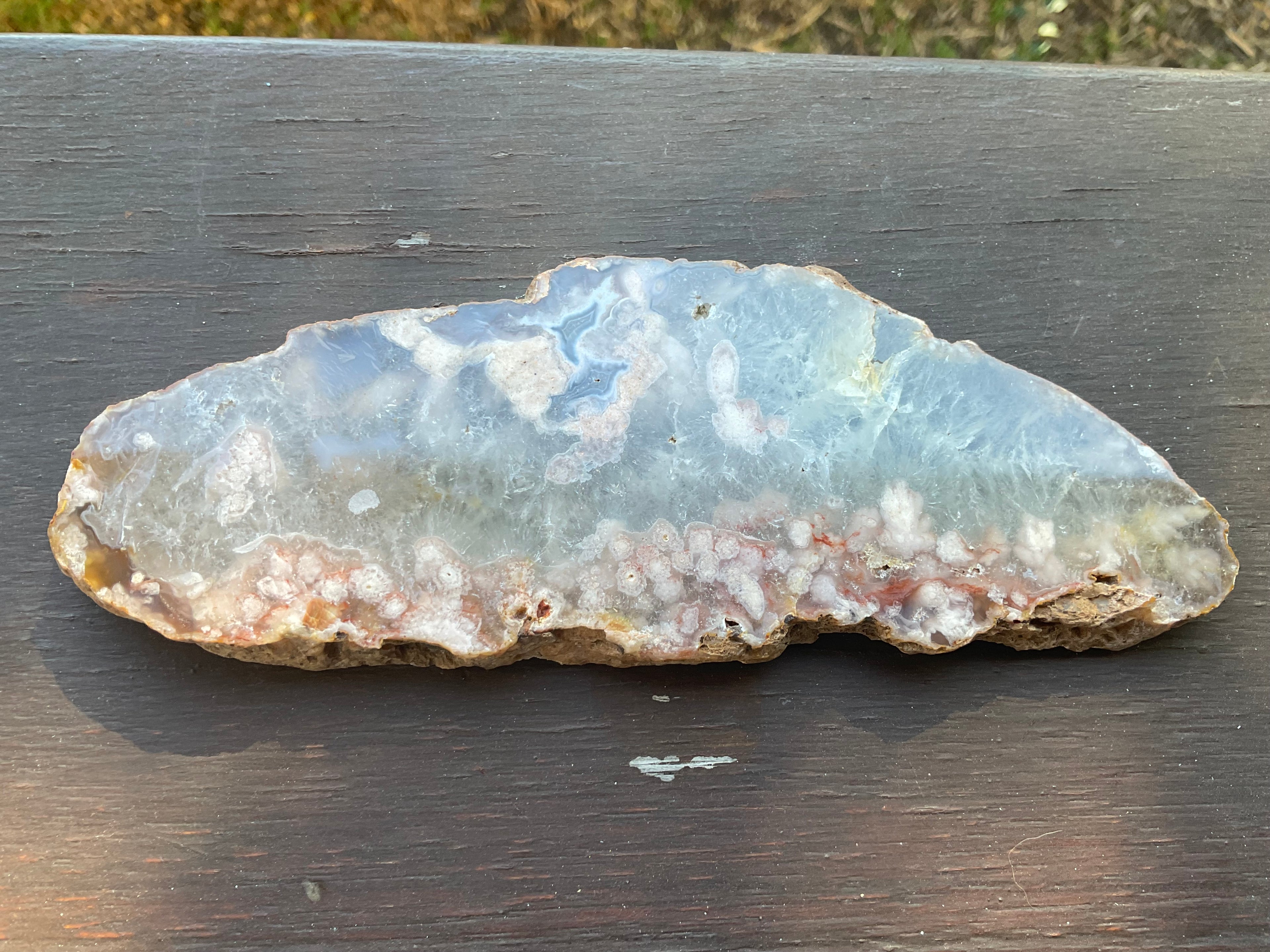 148g Flower Agate Polished Slab 3B