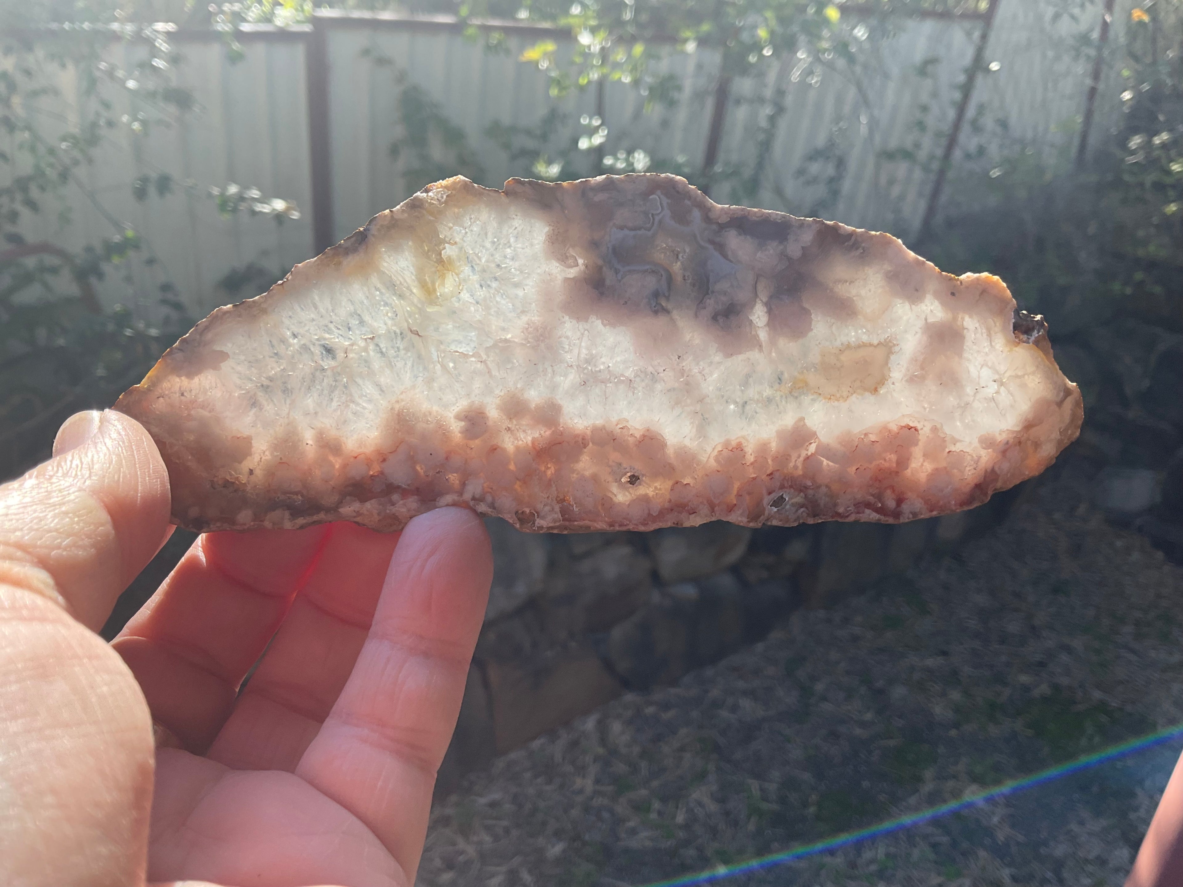 148g Flower Agate Polished Slab 3B