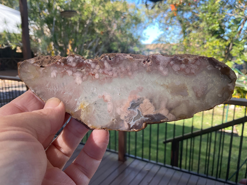 148g Flower Agate Polished Slab 3B