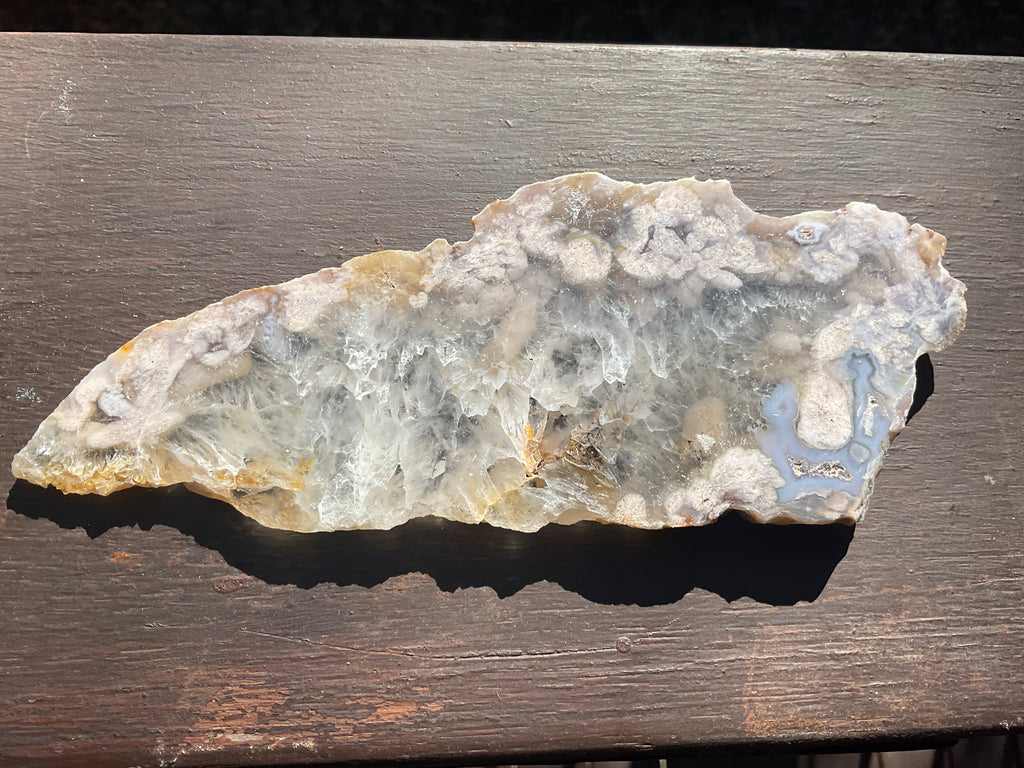 152g Flower Agate Polished Slab 4A