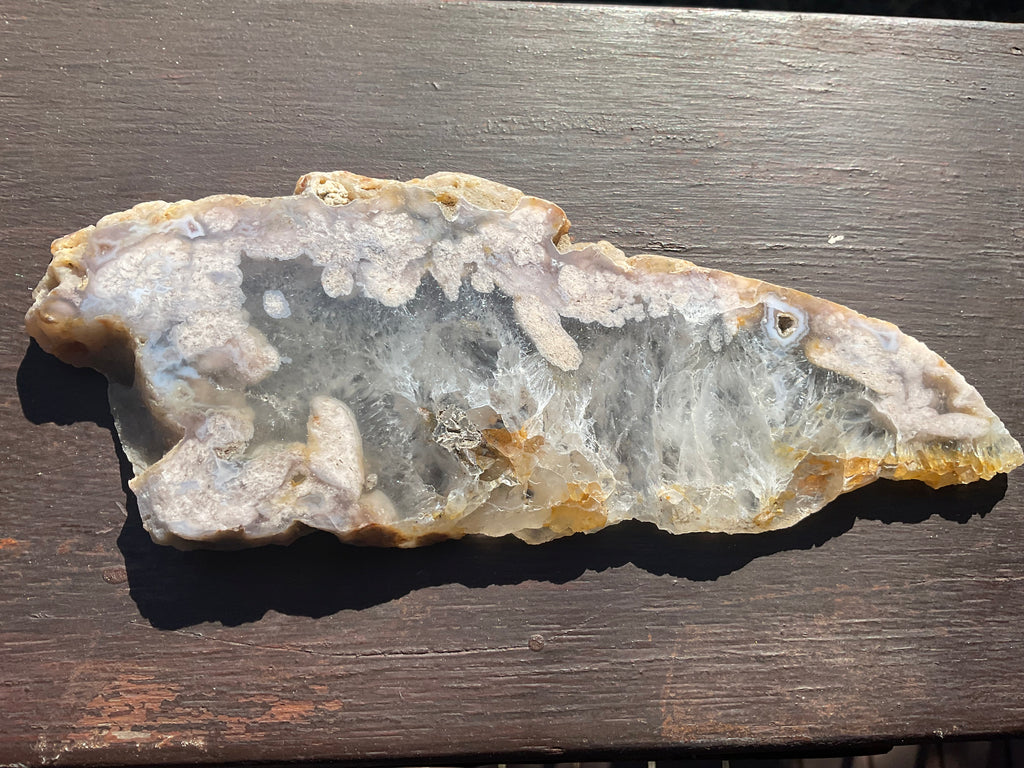152g Flower Agate Polished Slab 4A