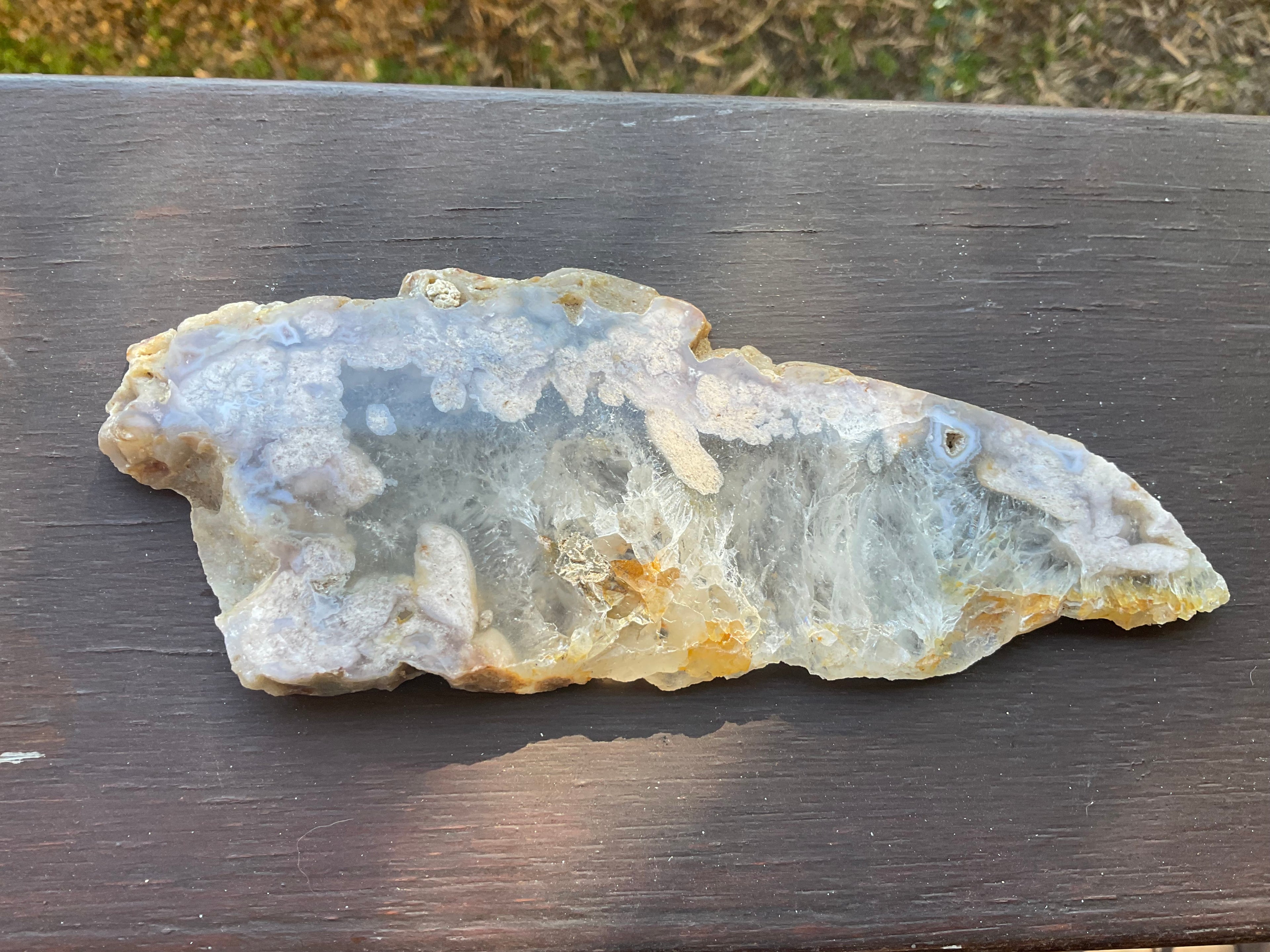 152g Flower Agate Polished Slab 4A