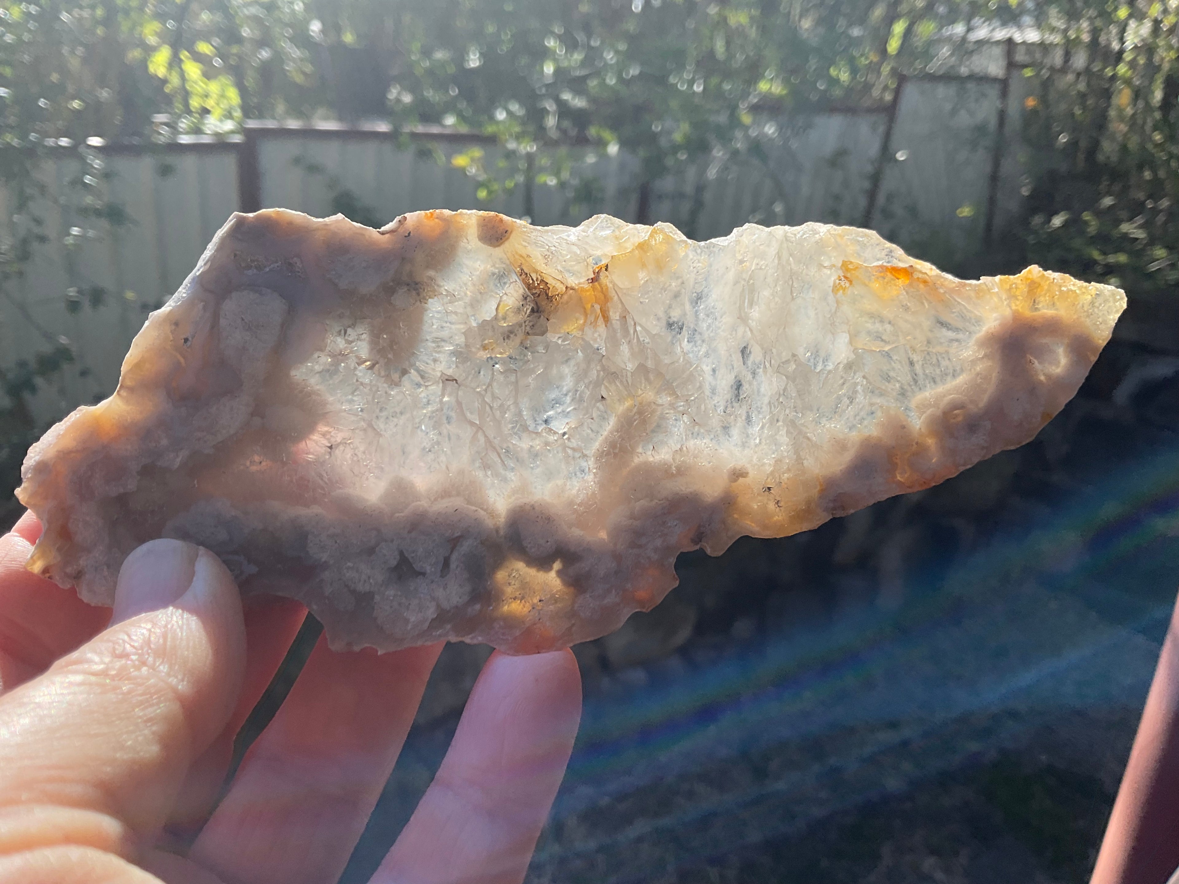 152g Flower Agate Polished Slab 4A