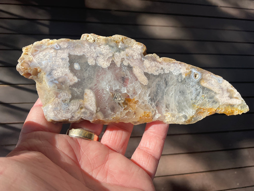 152g Flower Agate Polished Slab 4A