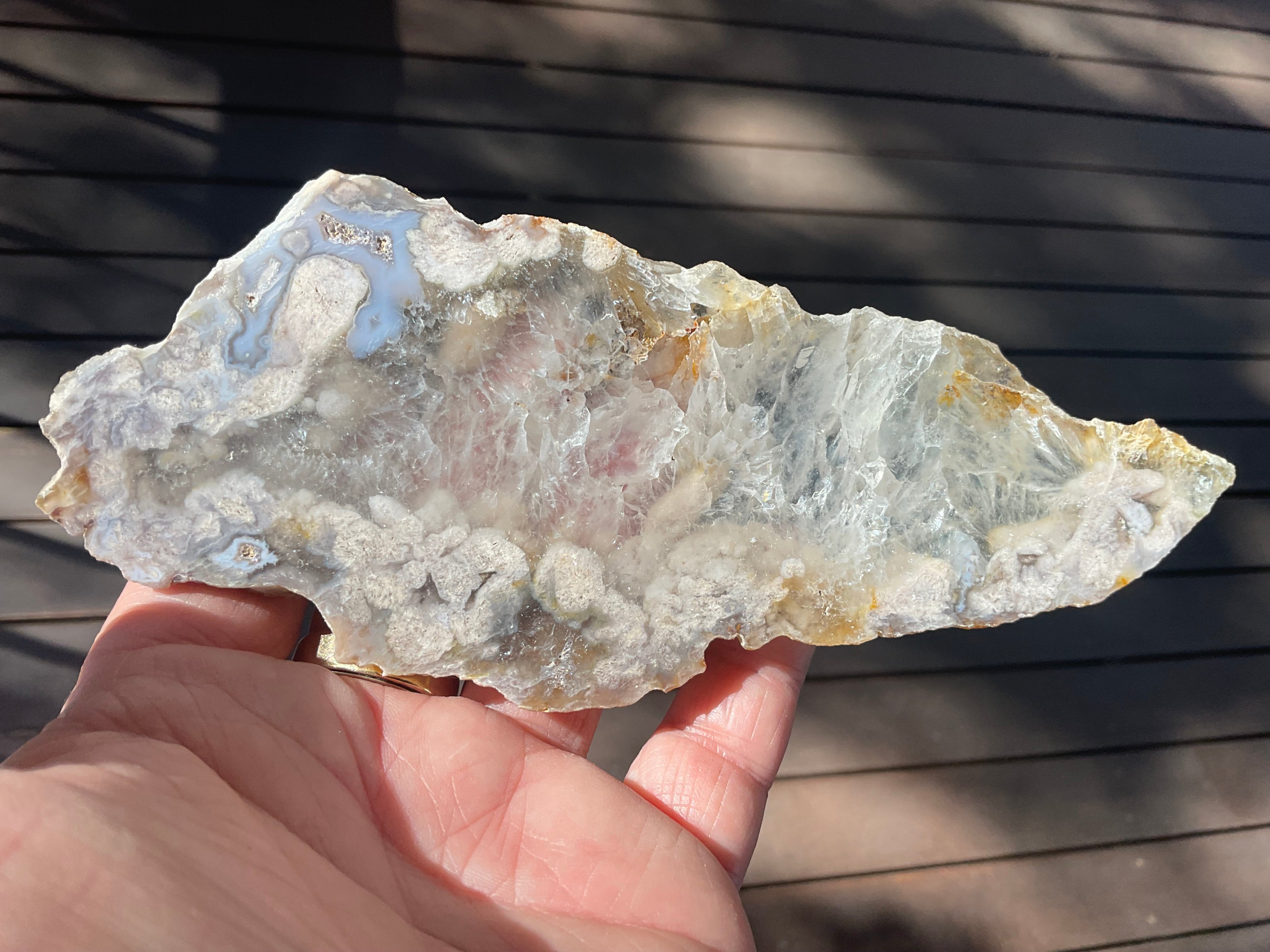 152g Flower Agate Polished Slab 4A
