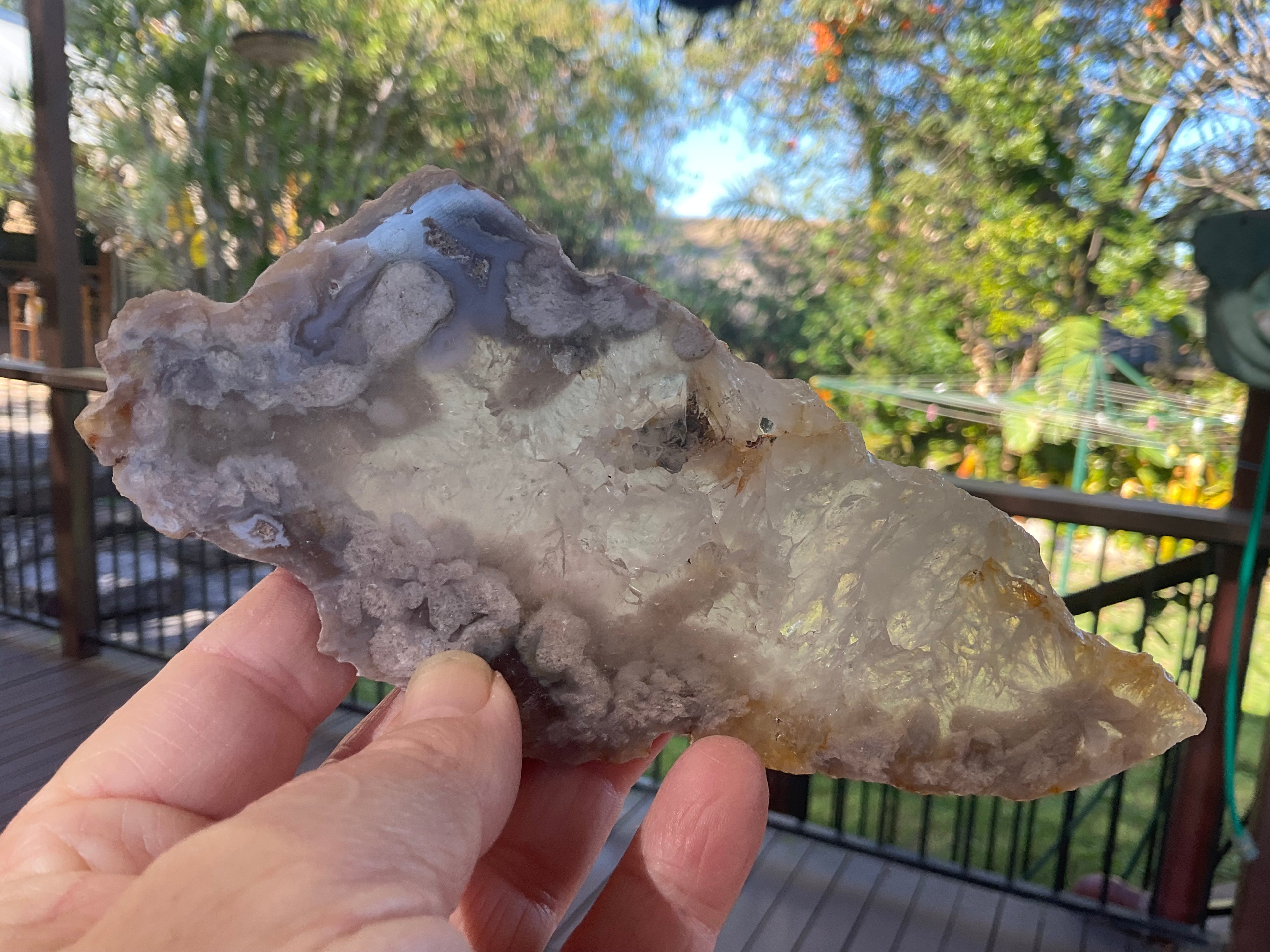 152g Flower Agate Polished Slab 4A