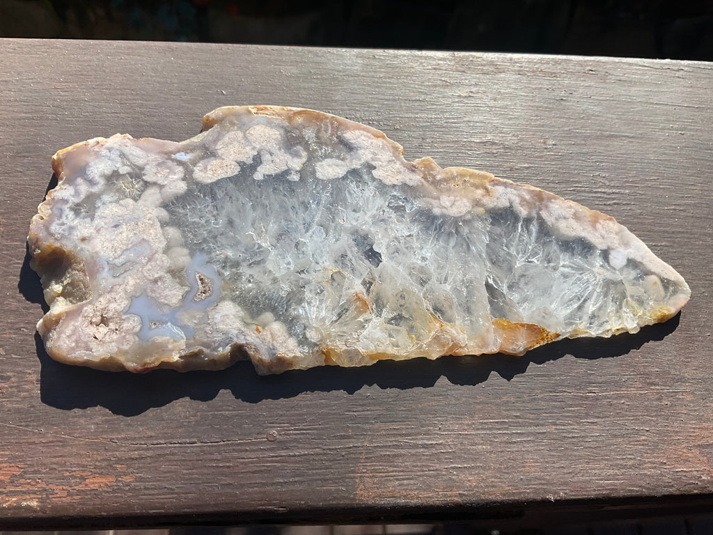 179g Flower Agate Polished Slab 4B