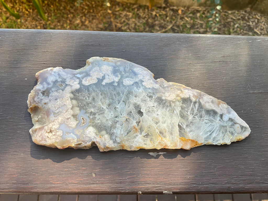 179g Flower Agate Polished Slab 4B