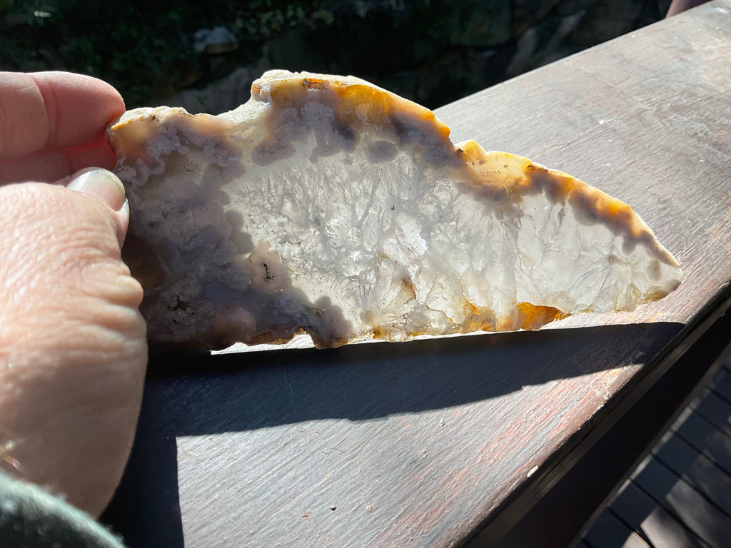 179g Flower Agate Polished Slab 4B