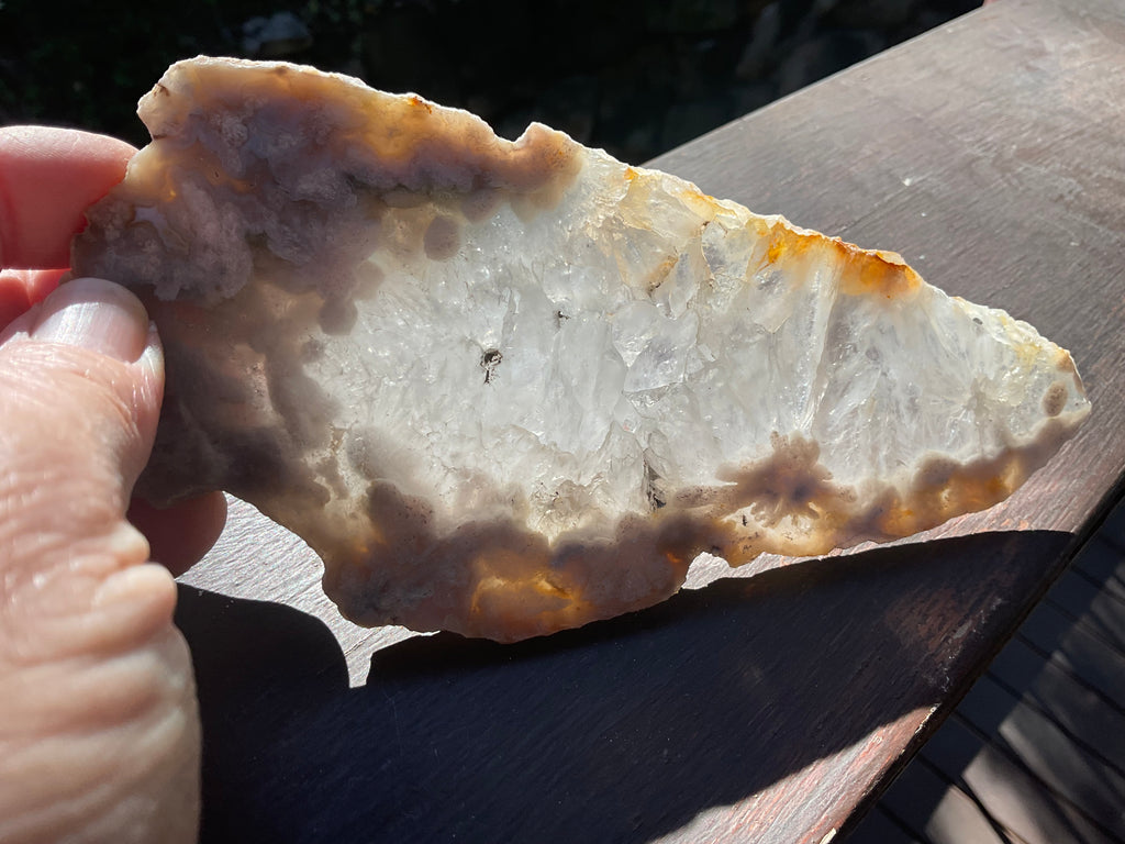 179g Flower Agate Polished Slab 4B