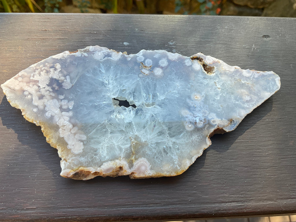 184g Flower Agate Polished Slab 5B