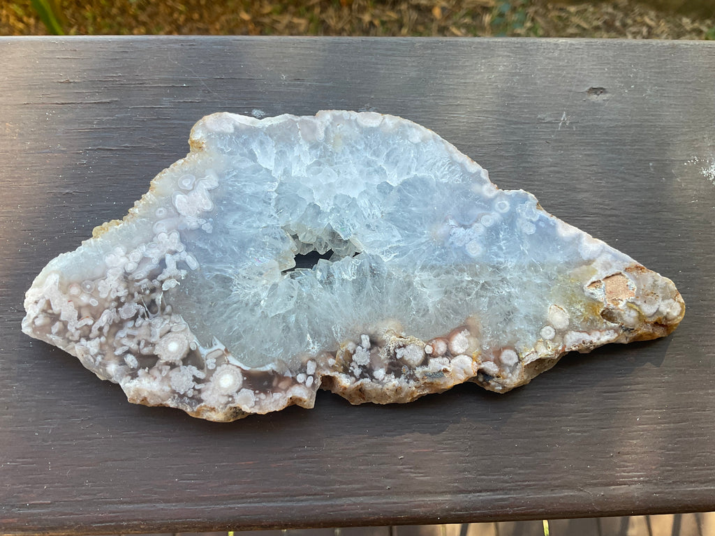 184g Flower Agate Polished Slab 5B