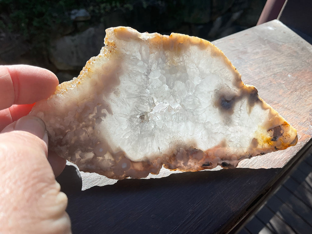 184g Flower Agate Polished Slab 5B
