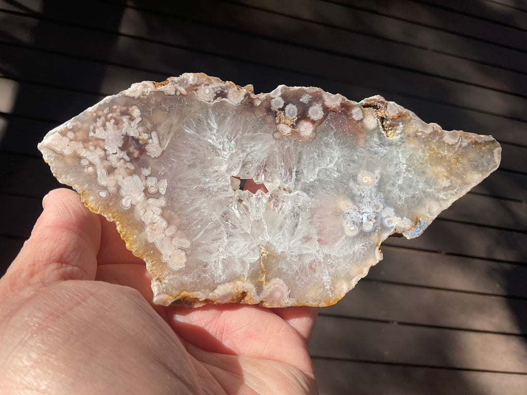 184g Flower Agate Polished Slab 5B