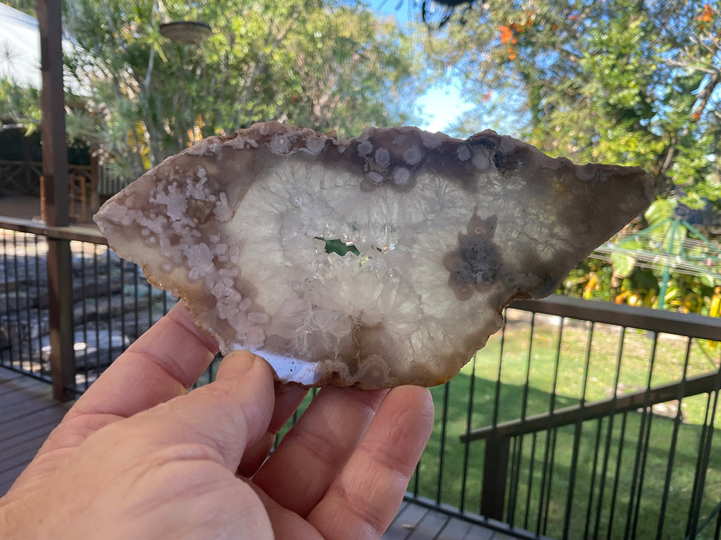 184g Flower Agate Polished Slab 5B