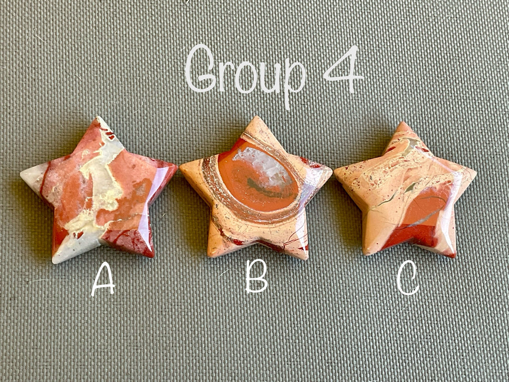 47g Brecciated Red Jasper with Chalcedony Star 4C