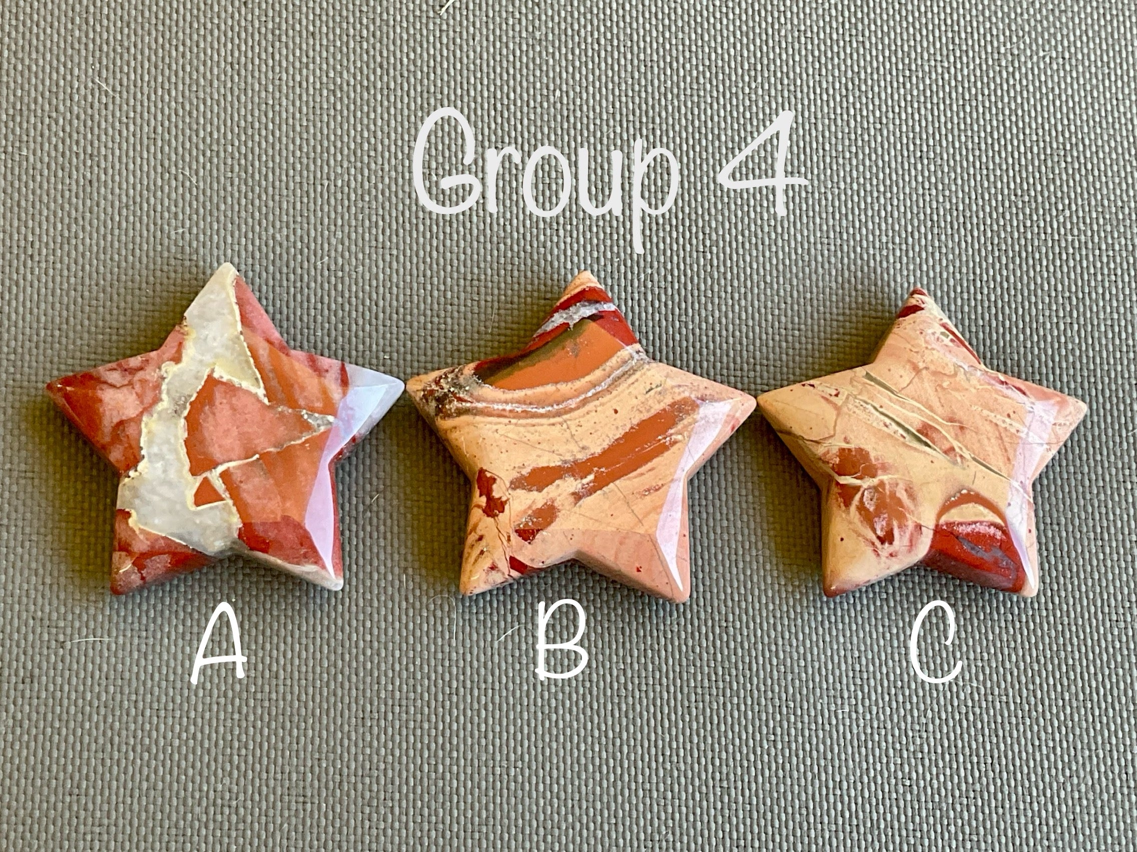 47g Brecciated Red Jasper with Chalcedony Star 4C