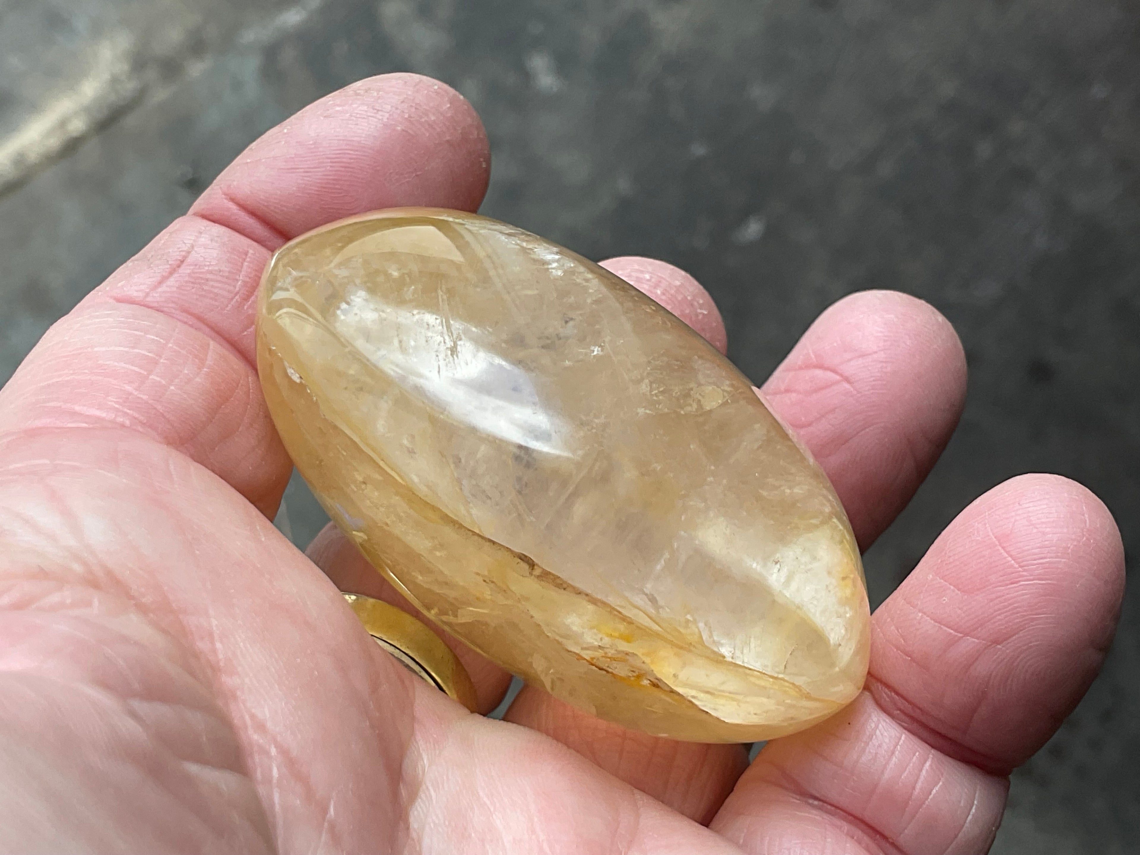 116g Golden Healer Palmstone B