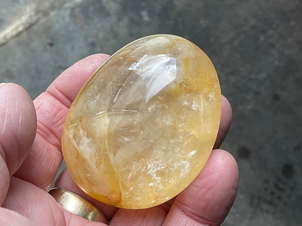 116g Golden Healer Palmstone B