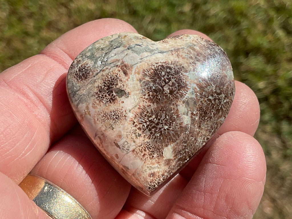 33g Green Cherry Blossom Heart 5A